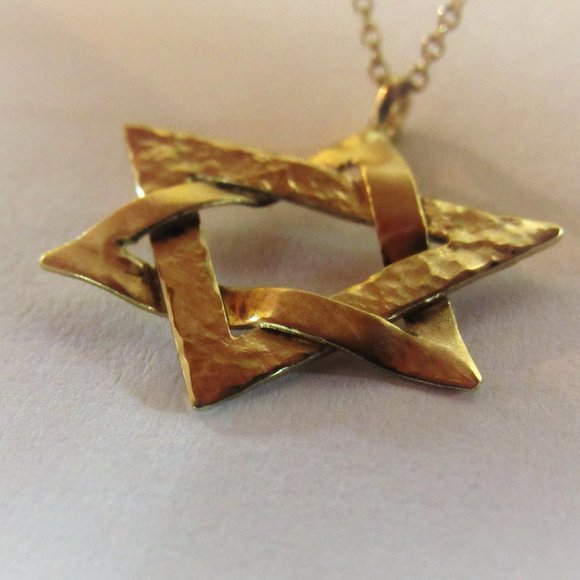 Star of David necklace. Magen David necklace.